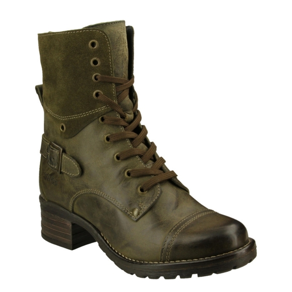 Taos Footwear Shoes - Taos Olive Crave Boots Size 38 (7 7 1/2)